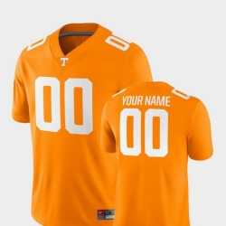 Mens Tennessee Volunteers Customized Tennessee Orange College Football 2018 Game Jersey->customized ncaa jersey->Custom Jersey